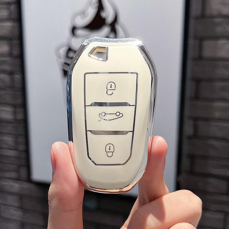 Citroen C5/C6 Zhenxiang Edition 2020-2022 Luxury/Premium Car Key Fob Shell Pouch Set