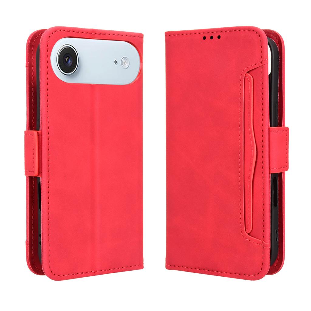 For iPhone Air Leather Case Phone Wallet Cover with Multiple Card Slots