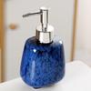 300ml soap dispenser hand washing liquid bottle Ceramic kiln change shampoo shower gel Stainless steel pump head lotion bottle