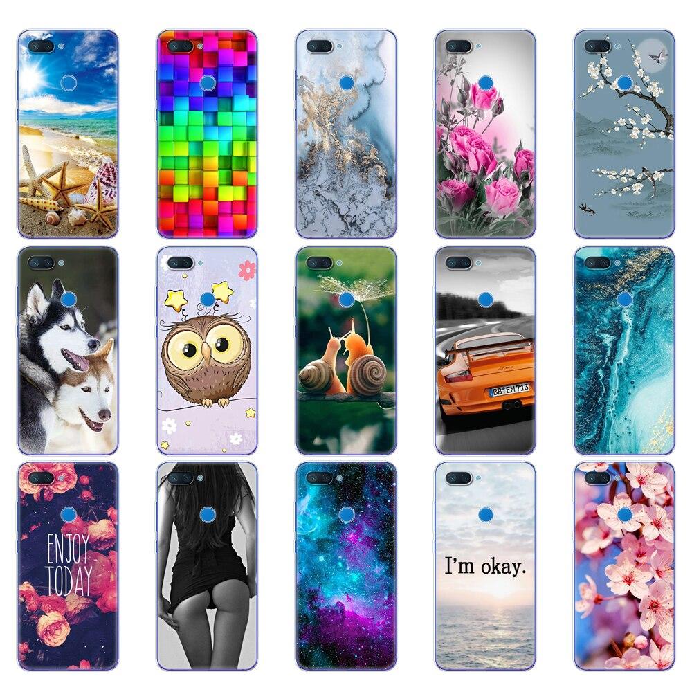 Silicone case For xiaomi mi 8 LITE Case 6.26 inch clear TPU Case For xiaomi mi 8 lite Back Cover For xiaomi mi8 coque capa bag