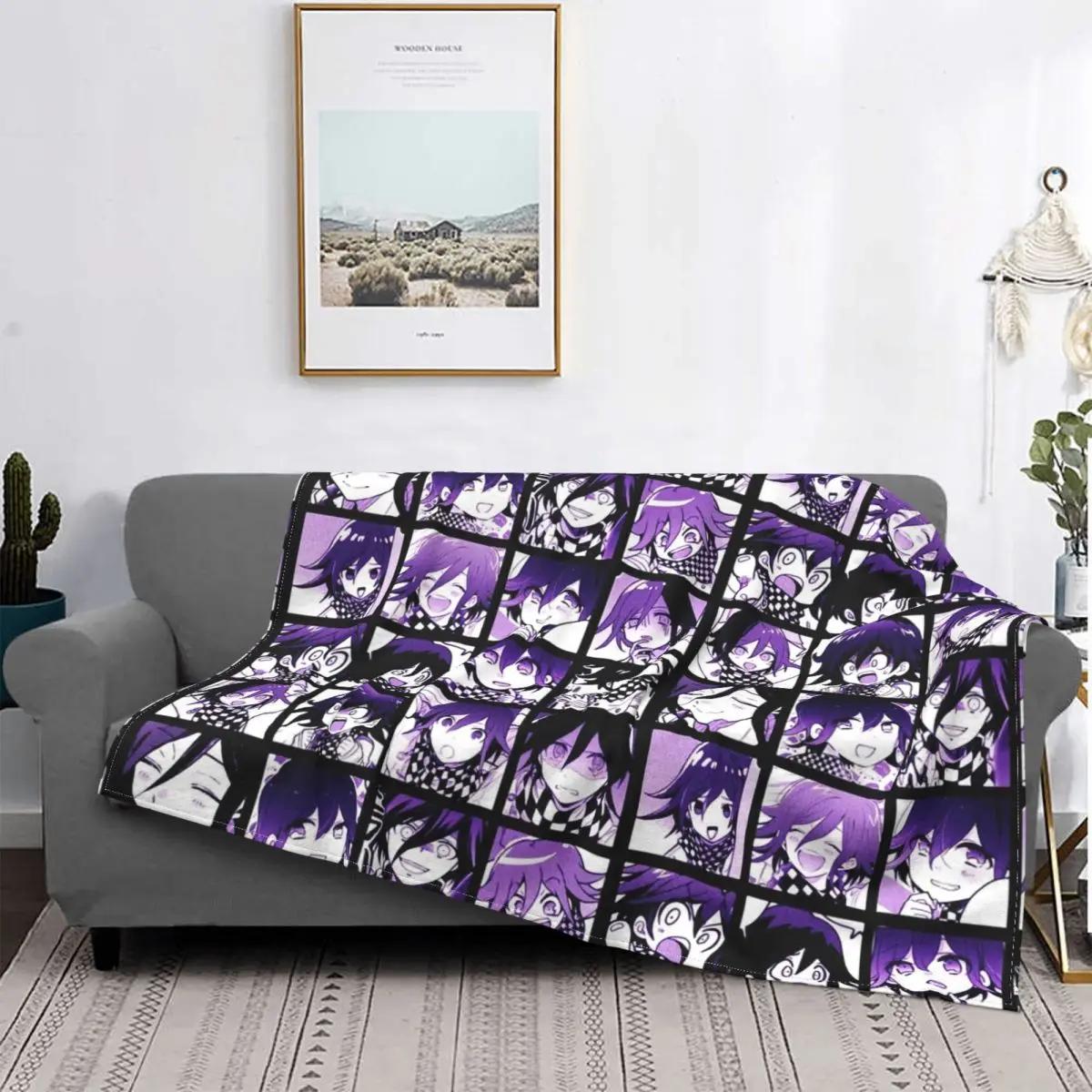 Kokichi Manga Collection (Colored) Throw Blanket Cute Blanket Comfortable Blanket Bed Cover Office Multifunction Travel Blanket 75X95CM