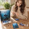 Tier-Perlen-Bastelset DIY - Kreatives Set zum Herstellen von Armbändern und Halsketten - Lustige Aktivität für Jungen und Mädchen mit Perlen-Zubehör