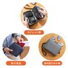 SANWA DIRECT Gadget Business Handy Item Storage Pouch, Slim, Travel, Trip, Pouch, Medium, Gray, 200-BAGIN013GY