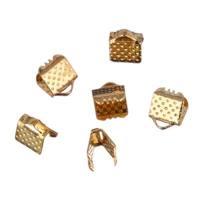 Kordel-Quetschhülsen 6/8/10mm Hochwertige Halskette Armband Handgefertigt Für Schmuckherstellung Zubehör Metallzubehör Zarter Schmuck