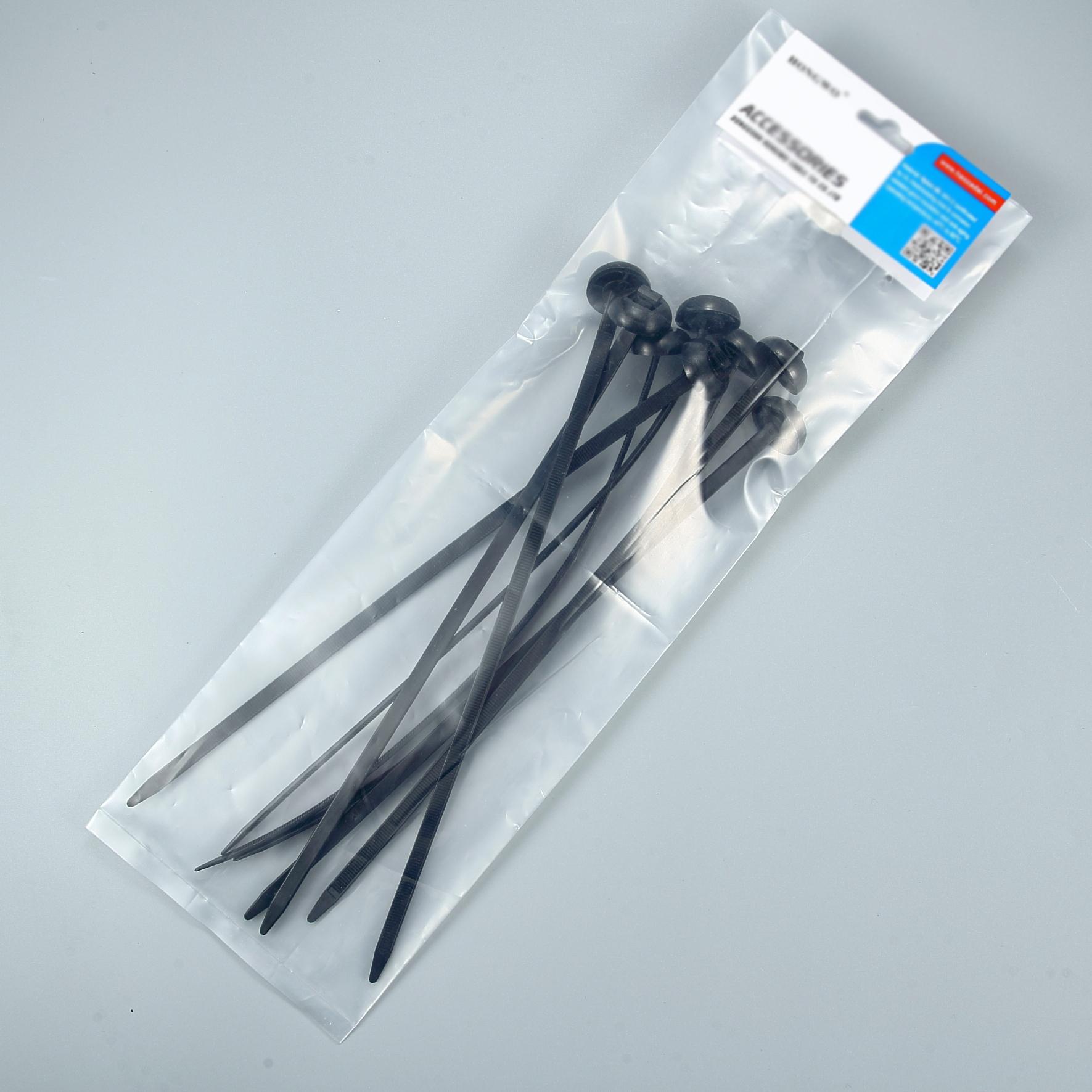 

Різні специфікації самоблокуючих нейлонових кабельних стяжок 7*280mm*100pcs чорний