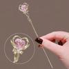1pc Magic Wand Girl Hairpin Daily Simple Fashion Hairpin Elegant Heart Hairpin Girl's Heart Hair Accessories for Women