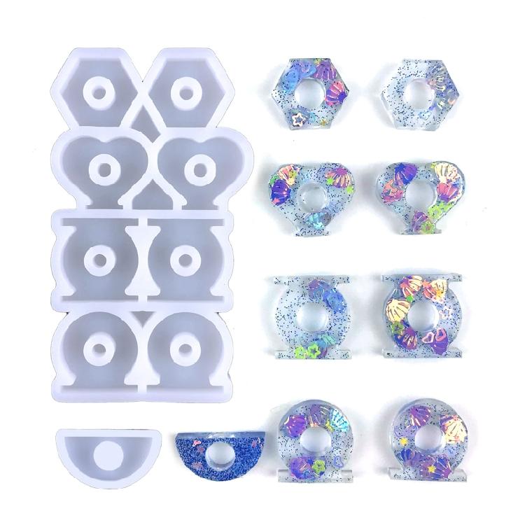 Diy Sunflower Flamingo Plate Cup Straw Decorative Silicone Mould for DIY Craft