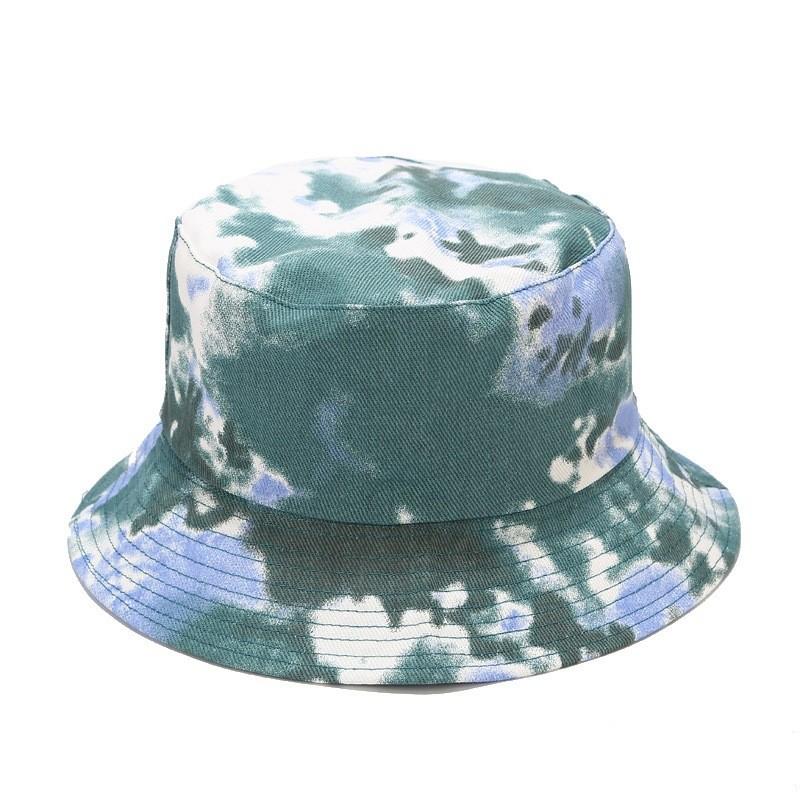 Dyeing Cotton Fisherman Hat With Wide Brim For Summer Outdoor Sun Protection
