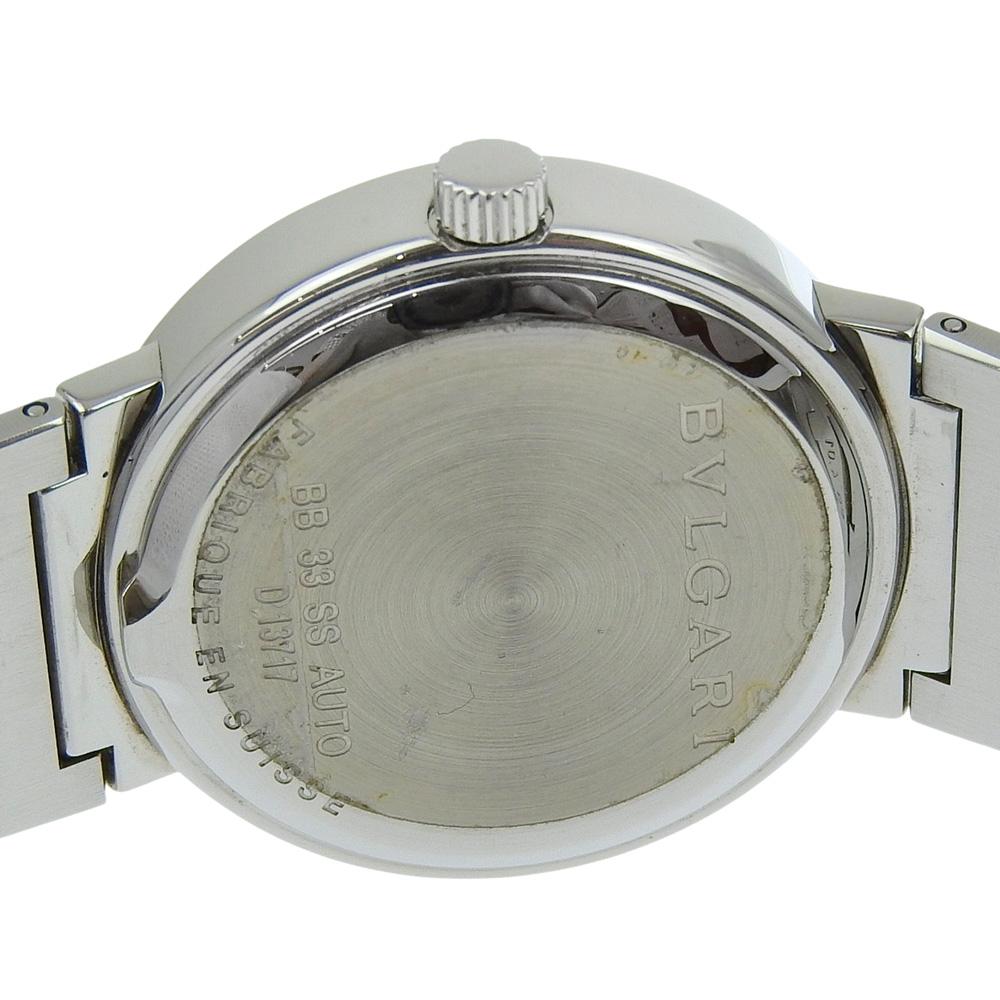 BVLGARI Bvlgari Bvlgari Watches BB33SSAUTO cal.220 blackDial Stainless Steel Mechanical Automatic Analog display mens Used