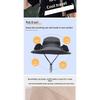 Men Solar Powered Dual Fan Hat, Summer Outdoor Mountaineering Fishing Sun Hat, Wide Brim Breathable UV Protection Fisherman Cap