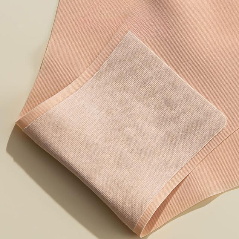 Girls' Transparent Mesh Sexy Big Heart Hollowed-out Panties with Briefs for Ladies with Low Waist Ice Silk Underwear