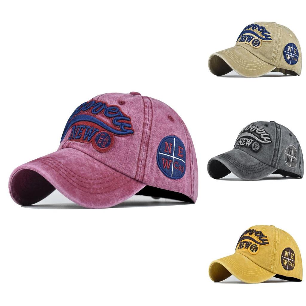 New Arrival High-end Cotton Baseball Cap With 3d Embroidered Letters