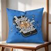Cute Kapibala Cushion Cover Natural Linen Organic Fabric DoubleSided Printing Couch Pillow Covers Home Decor Gift