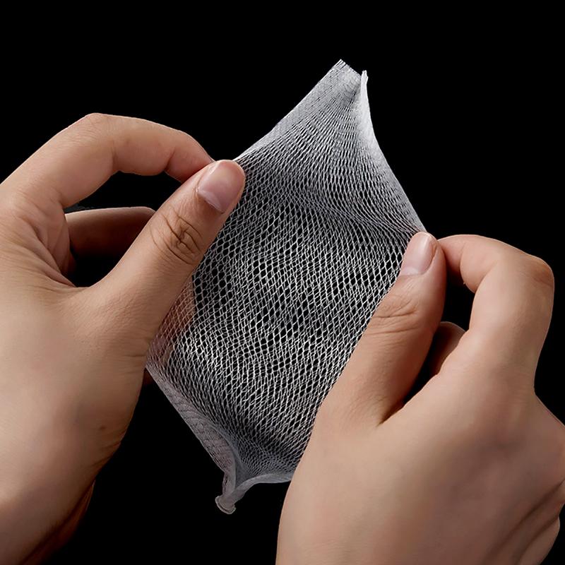 100Pcs Bathroom Shower Drain Cover Net Bag Hair Prevent Filter Sink Strainers