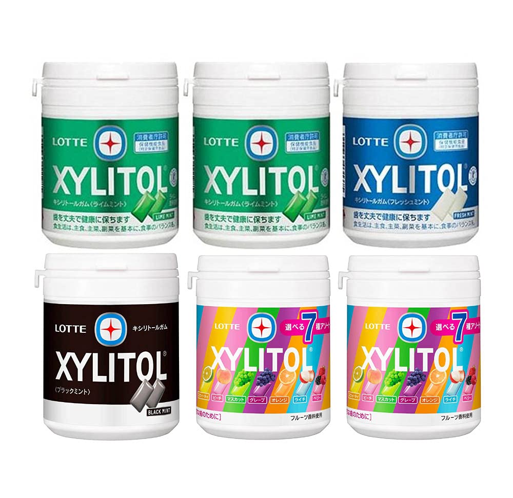 

Ассортимент жевательной резинки Lotte Xylitol Bottle 4 6 штук в наборе [] ассорти, типы, всего,