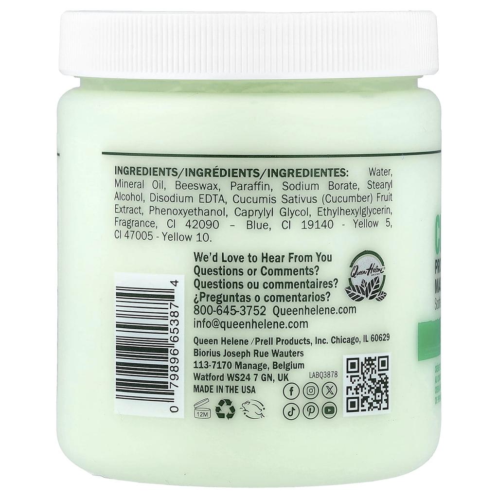 Queen Helene Professional Massage Cream, Cucumber, 425g (15oz)