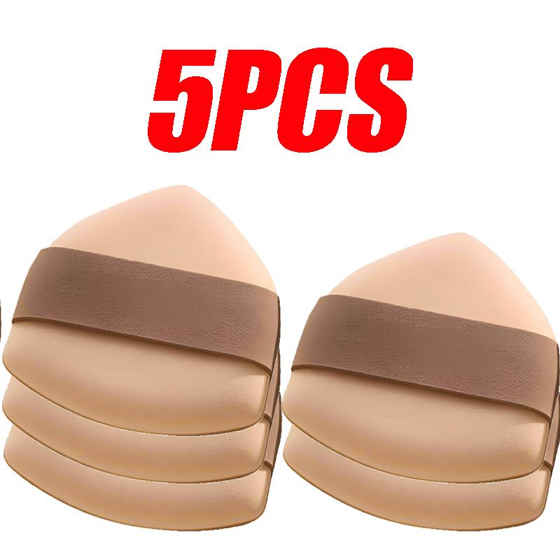 Dreieckiges Design Schwamm Puderquaste Doppelseitig Nass- und Trockenanwendung Kosmetikquaste Gleichmäßiges Auftragen von Foundation Leicht zu Reinigen Make-up Werkzeuge