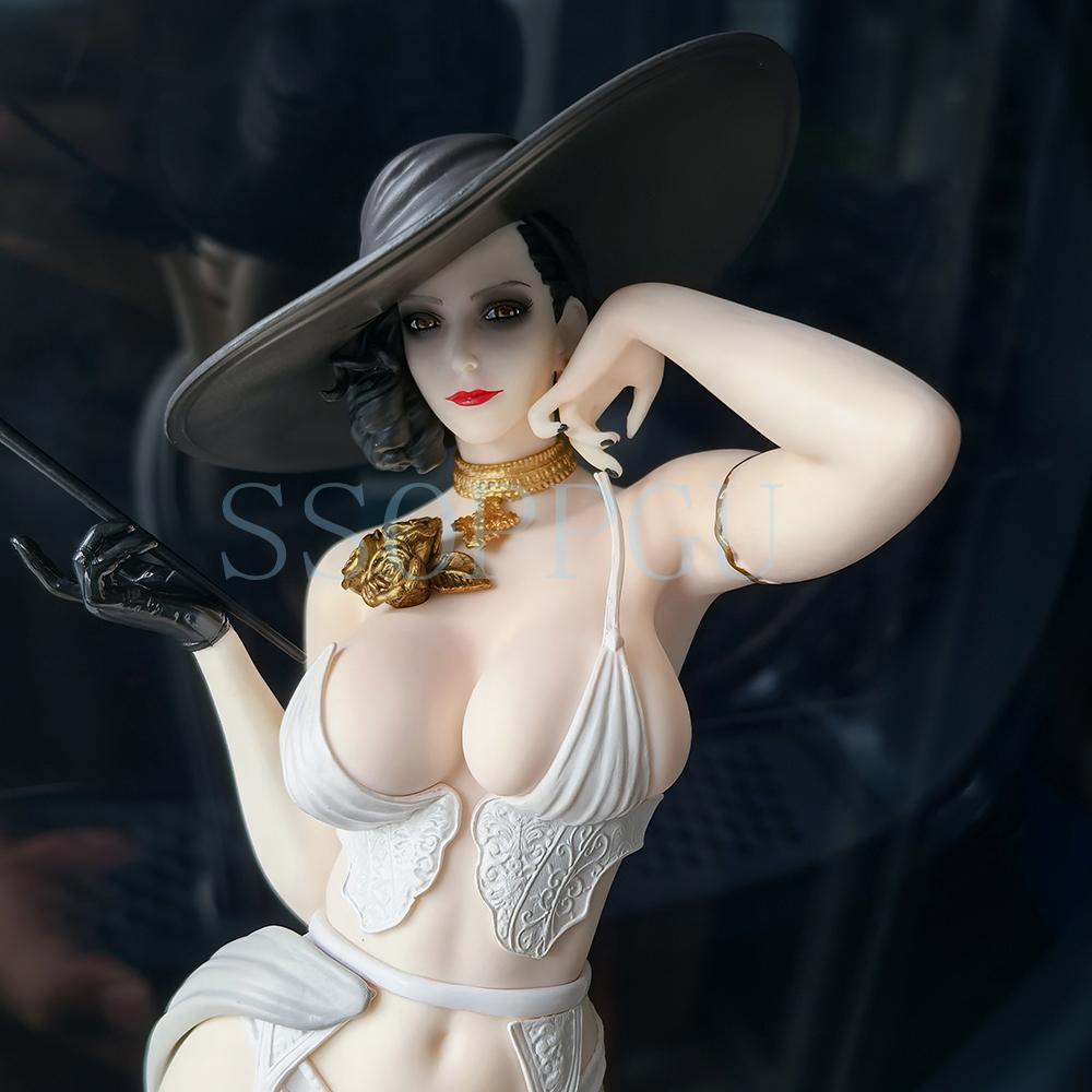 30cm Terror Village Alcina Dimitrescu 1/6 GK Animation Girl POLYVINYL CHLORIDE Action Figure Plaything Game Statue Adult Collector-Worthy Miniature