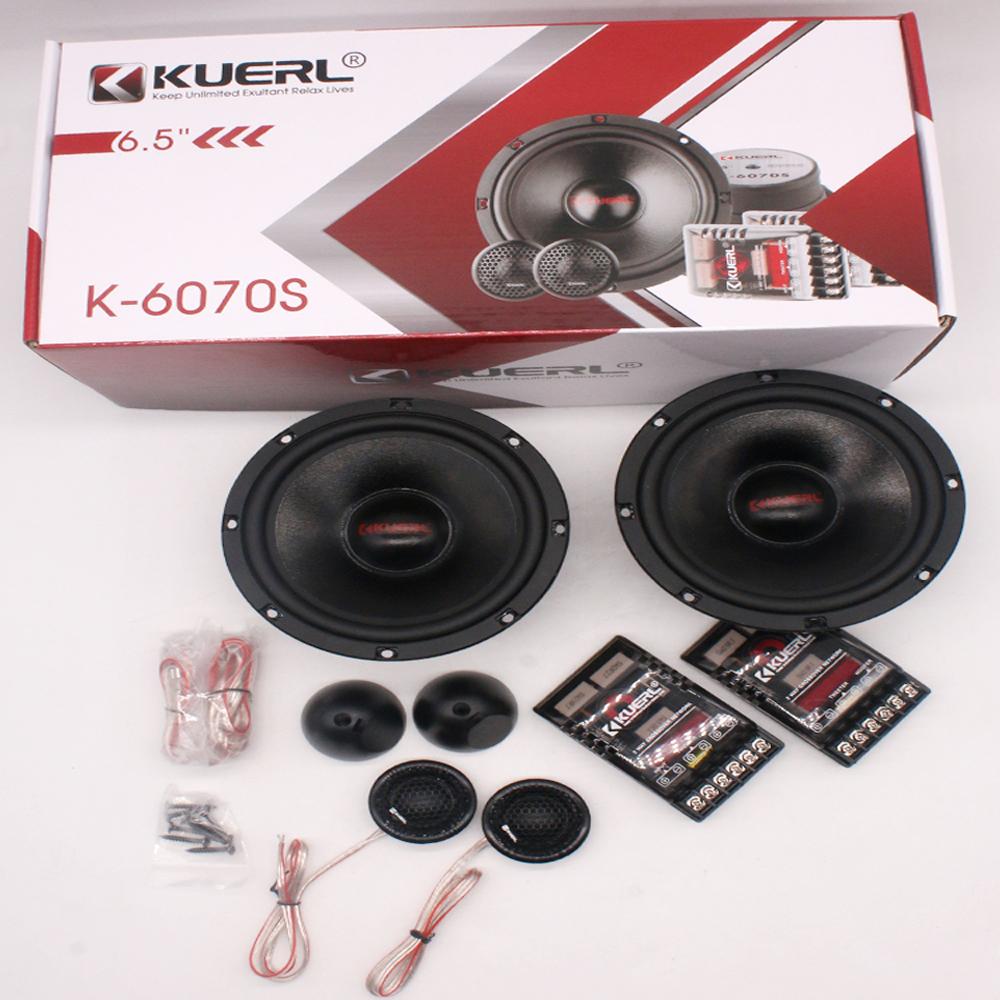 6.5 Inch Front Door Tweeter Subwoofer MAX160W High Quality 2-Way Car Speaker Set High Power Car Speaker Automobile Audio Upgrade