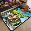 Shrek Polyester Teppich, Weiche Indoor Matte für Bürostuhl, Wohnzimmer, Schreibtisch - Dekoratives Home Office Teppich Design