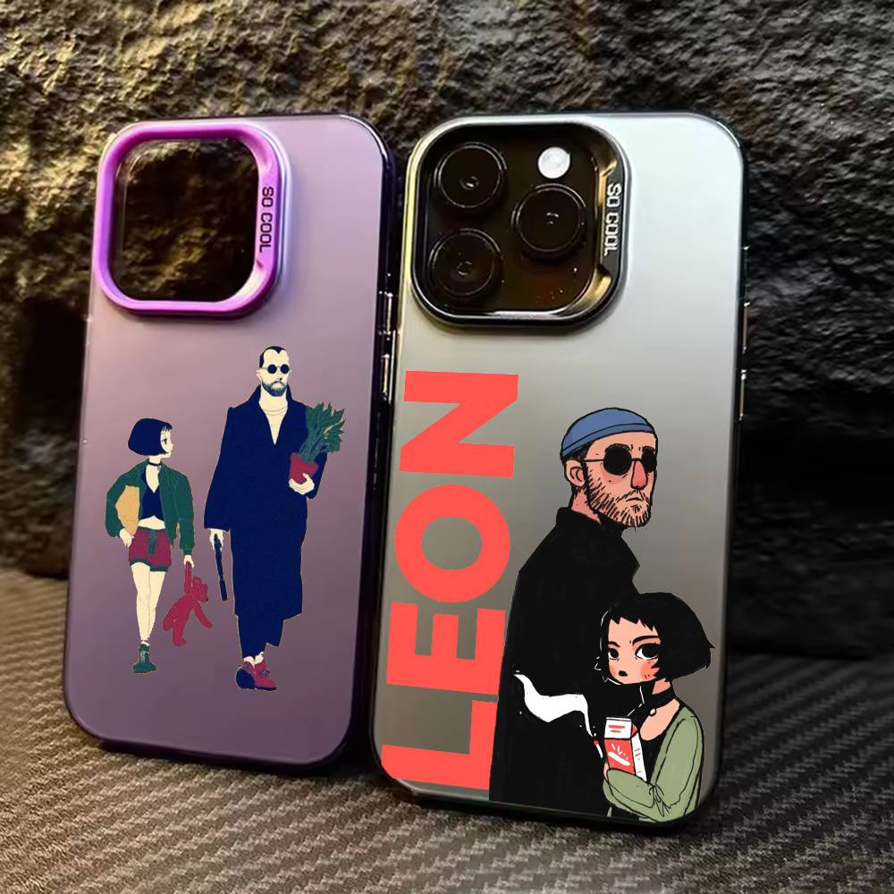 Leon T-the Professional Phone Case For iPhone 17,16,15,14,13,12,11,Pro Max,Plus Candy Silver Cover