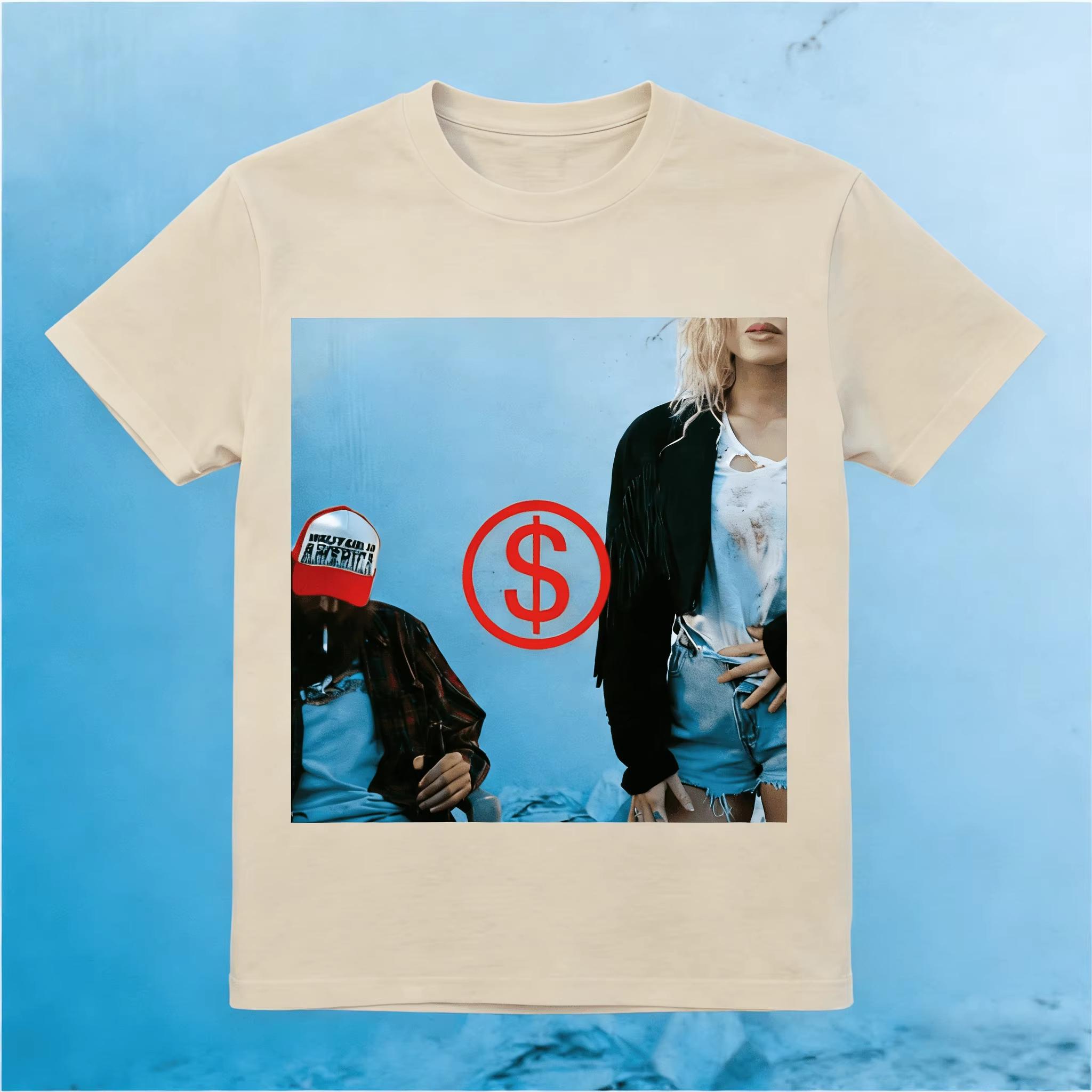 

Dollar Sign Street Style Couple Graphic Oversized T Shirt Unisex Women Y2k Hypebeast Streetwear Short Sleeve Crew Neck Tops 2026 4XL
