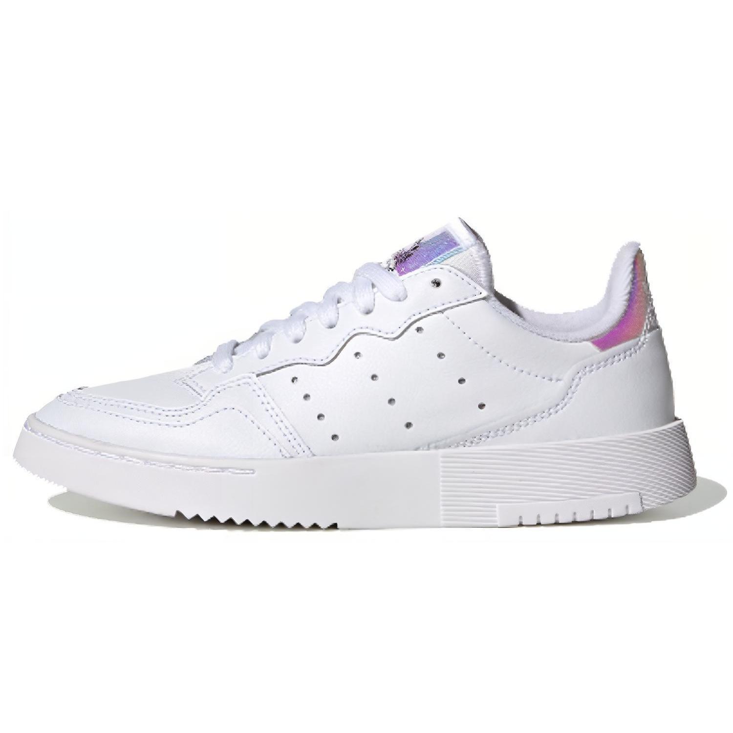 (GS) adidas Supercourt Cloud White Metallic Kids EG8489 EU 38⅔
