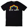 T Shirt Love Wins Lgbtq Outfit Saying Vintage Soft Slightly Breathable Stylish Fashion Stretched Comfortable Casual