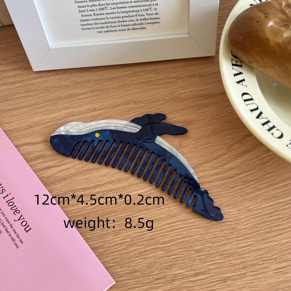 Tulip Acetate Comb Animal Hairdressing Combs Portable Makeup Comb  Student