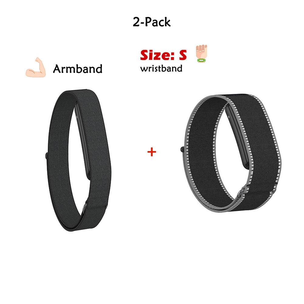 2 Stück Nylon-Handgelenk-/Armband Exklusiv für Garmin CIRQA Smart Band Leichtes Armband Atmungsaktiv für Garmin CIRQA Den ganzen Tag tragen