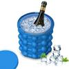 BAC A GLACON - SAC A GLACON QYHSS Bac à Glaçons, Forme de Cube Silicone Moules Seau à Glace, 2 In1 Fonction398