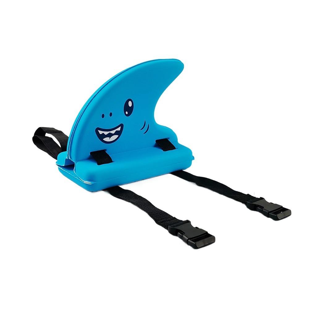 

Adjustable Belt Shark Fin Float Fin-Shaped Childrens Back Float Sports Equipment синий