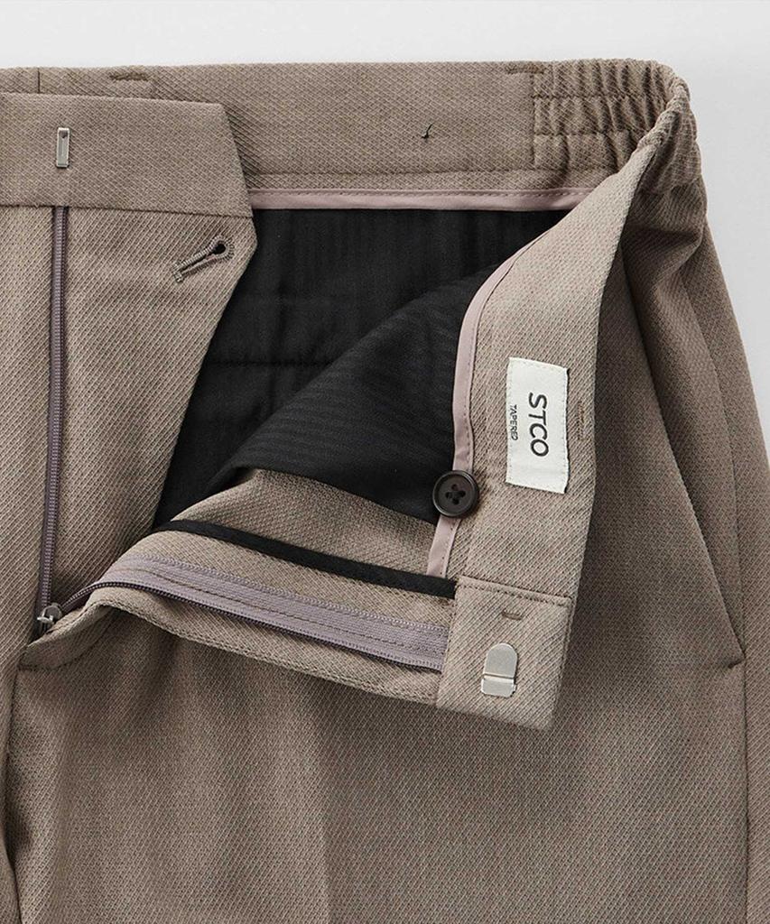 STCO Twill Setup Pants Beige (Tapered Fit)_Sepvb02Tsd
