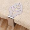 Yousheng 20Pcs Stainless Steel Tablecloth Clip Hollow Leaf Butterfly Cat Paw Non-slip Indoor Outdoor Wedding Party Picnic Camping Table Cover Holder