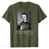 Edgar Allan Poe Quote All That We See Famous Author Quote T-Shirt Fitted Men Top T-shirts Cotton Tops T Shirt Unique
