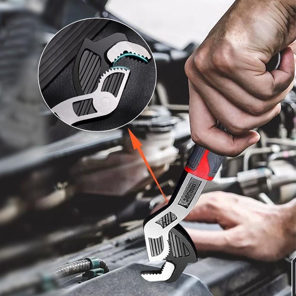 Multi-function Universal Wrench Large Diameter Open Wrenchs Gifts Movable Bathroom Wrench