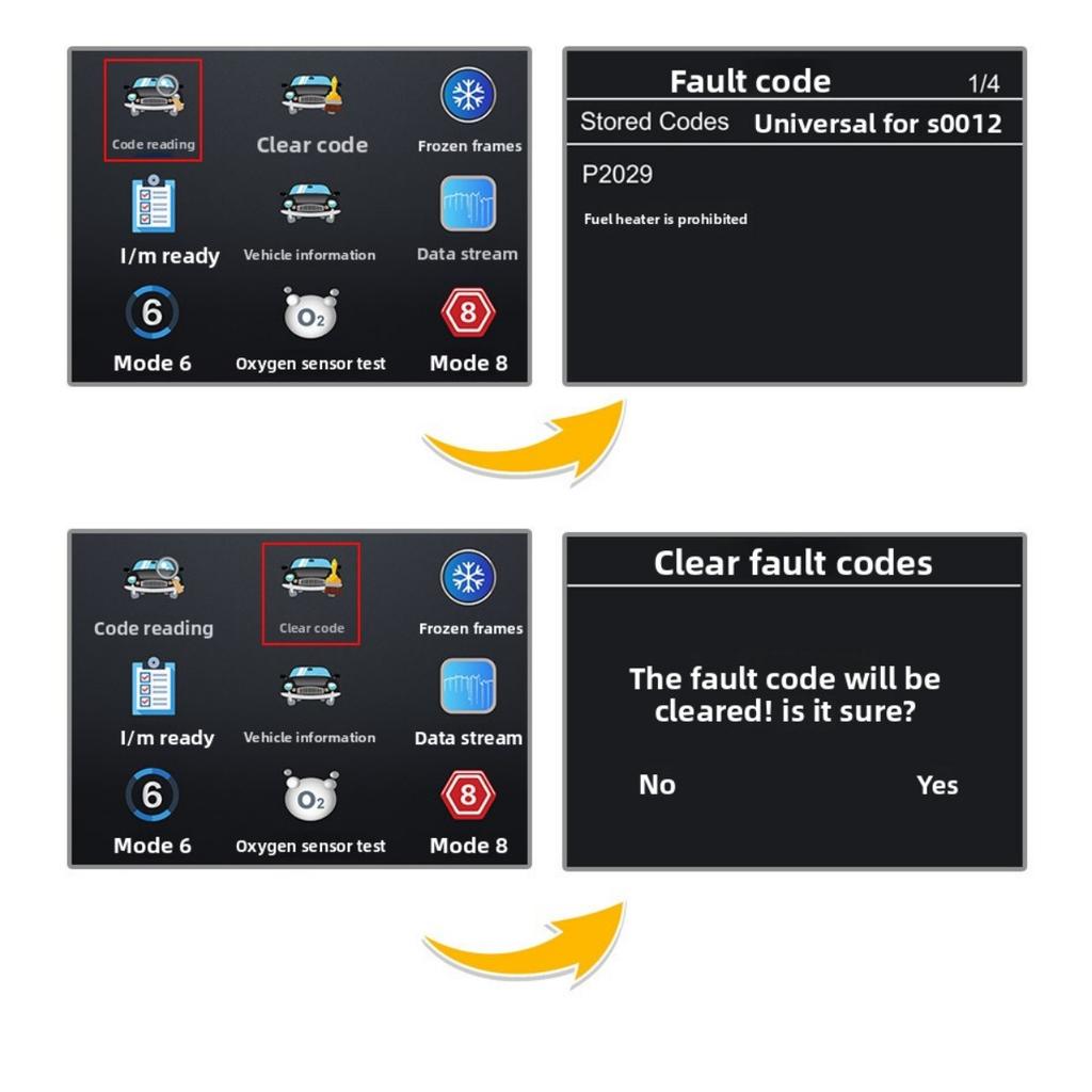 V519 OBD Car Testing Instrument Obd2 Elm327 Car Diagnostic Instrument Code Reader
