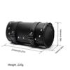 Leather Motorcycle Saddlebags Storage Tool Bag Universal Fork Bags Easy Install