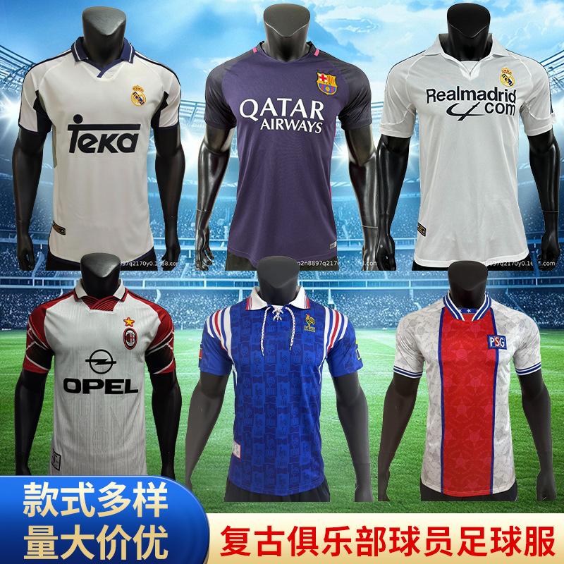 Voetbalclub Liverpool Vintage Shirt Thuis Champions League Editie Real Madrid Thuisshirt Klassiek Vintage Voetbalshirt