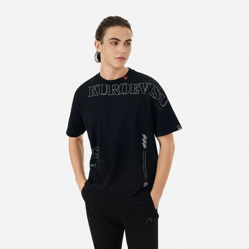 Evisu T-Shirts Men's Crew Neck 2EAGNM4TS5090FFCT