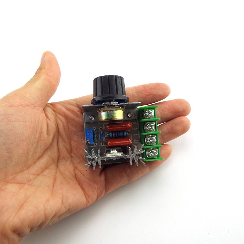 Power Voltage AC 220V 2000W SCR Voltage Regulator Dimming Dimmers Speed power Controller Thermostat