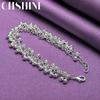 Pulsera CHSHINE de plata de ley 925 con cuentas de uva mate para mujer, joyería con abalorios de moda