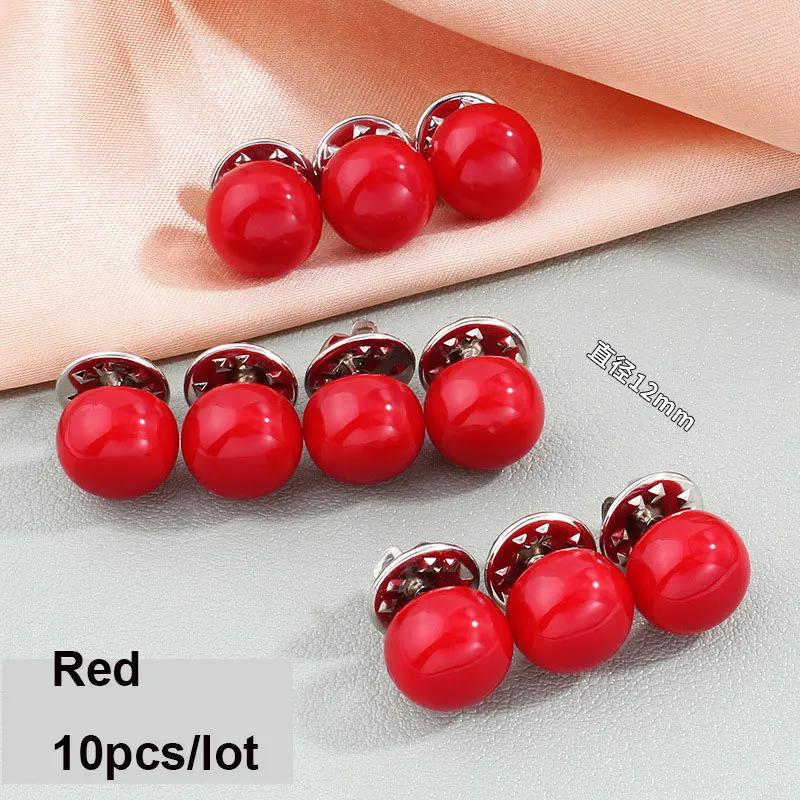 10 ks Knoflíkové špendlíky pro zakrytí Dámská košile Brož Knoflíky Špendlíky Bez šití Knoflíkové špendlíky Zavírací špendlíky Pro DIY Oblečení Šaty Aaccessories