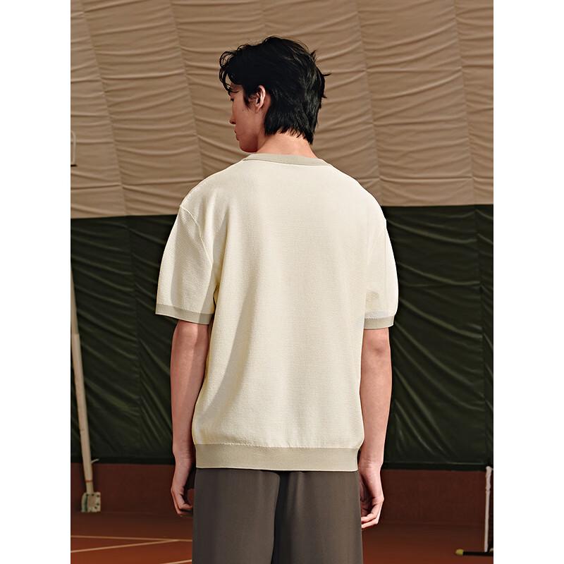 GXG Men's Round Neck Short Sleeve Knit T-Shirt