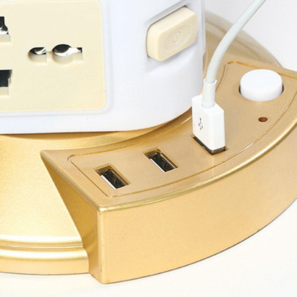 Rotating Plug Multi-Plug Outlet 2m Extension Cord Power Board Surge Protector  Office