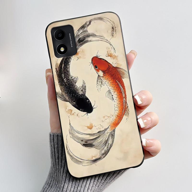 Casing For TCL 305i 5164D Phone Case Aesthetic Luxury Cute Cool Boys Girls Soft silicone Protective Back Cover Black TPU Shell