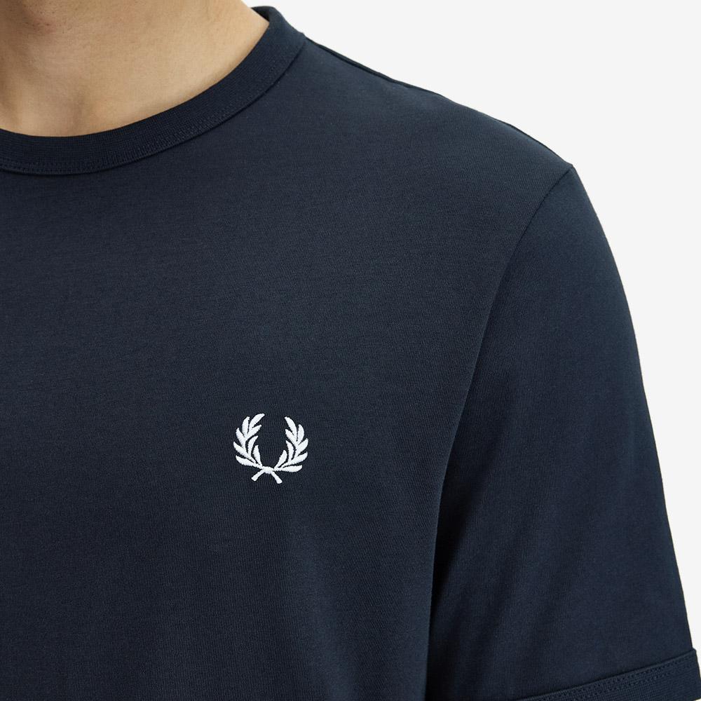 Fred Perry [Baseline] Ringer T-Shirt - Navy Afpm2G93519-608