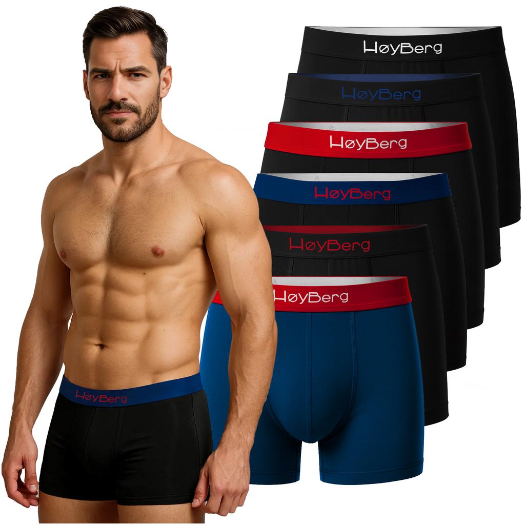 Høyberg - Skandinavischer Stil Herren Boxershorts Set 6 Stück Baumwolle