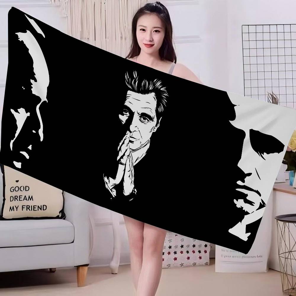 Classic Movie G-Godfather Microfiber Printed Beach Towel Mountain Climbing Yoga Beach Swimming Running Absorbent Soft Towel