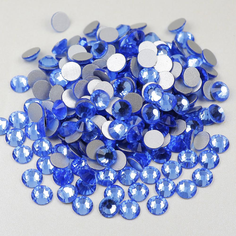 Crystal Ab Mixed Size Ss3-ss20 Bulk Package Non Hotfix Rhinestones Flat Back Rhinestones for Nail Art